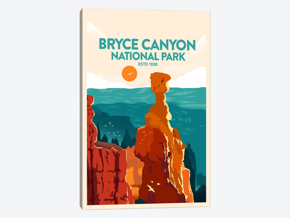 Bryce Canyon National Park by Studio Inception 1-piece Canvas Art Print