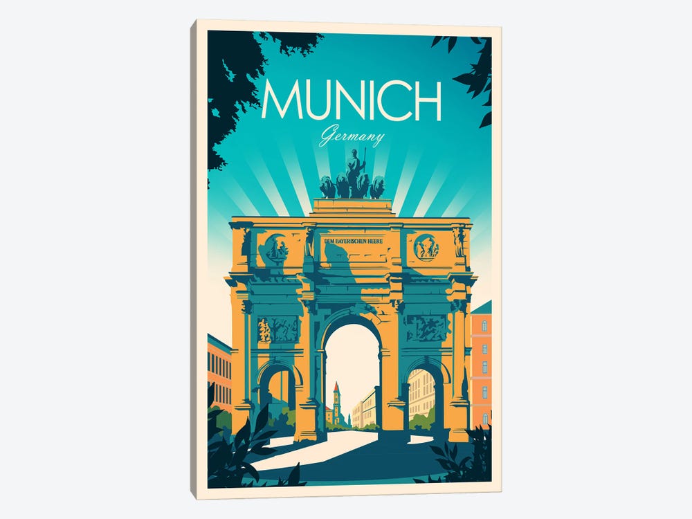Munich by Studio Inception 1-piece Canvas Artwork