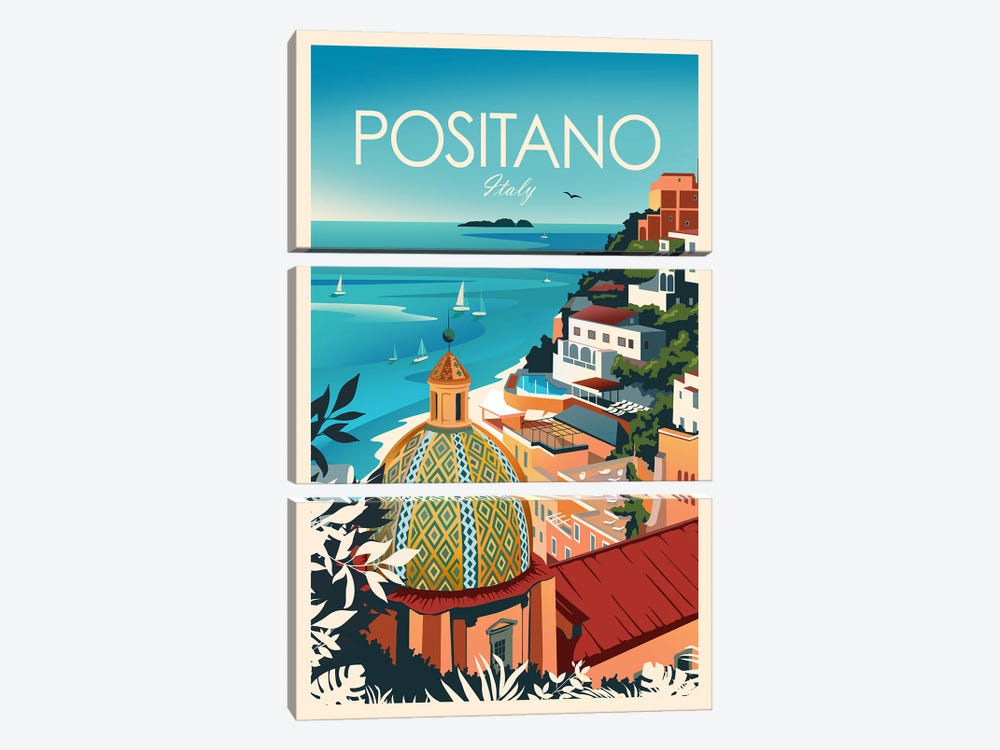 Positano by Studio Inception 3-piece Art Print