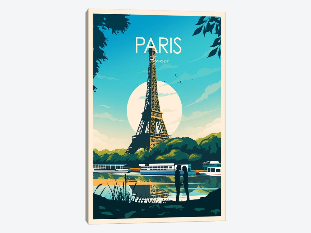 Paris France by Studio Inception 1-piece Art Print