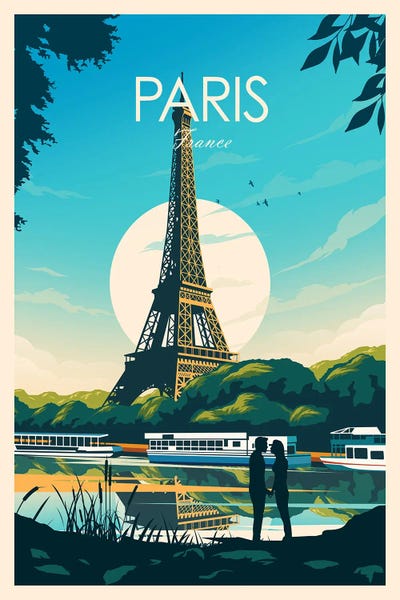 Eiffel Tower: Paris France by Studio Inception