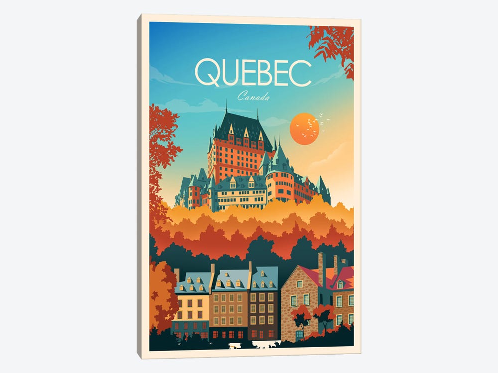 Quebec by Studio Inception 1-piece Canvas Artwork