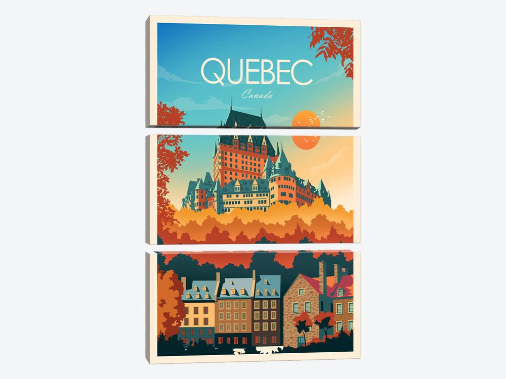 Quebec by Studio Inception 3-piece Canvas Art
