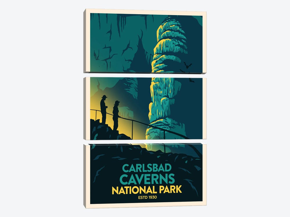 Carlsbad Caverns National Park by Studio Inception 3-piece Canvas Artwork