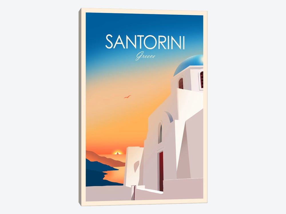 Santorini by Studio Inception 1-piece Art Print