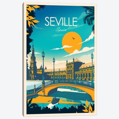 Seville Canvas Print #SIC93} by Studio Inception Canvas Art Print