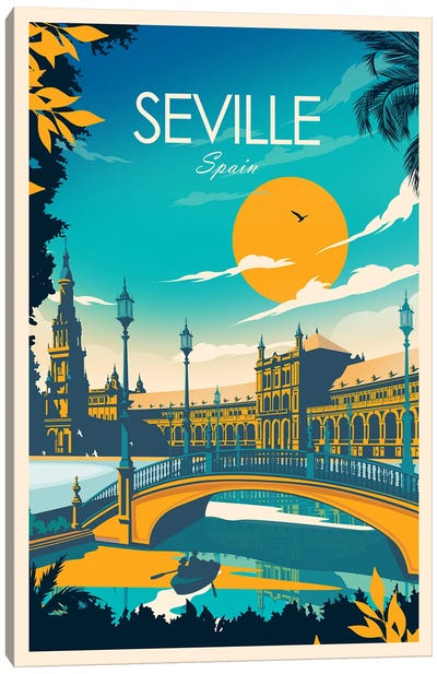 Seville Canvas Art Print - Studio Inception