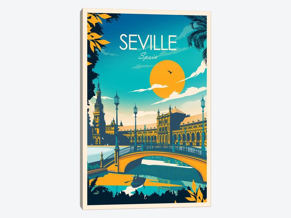 Seville by Studio Inception 1-piece Canvas Art Print