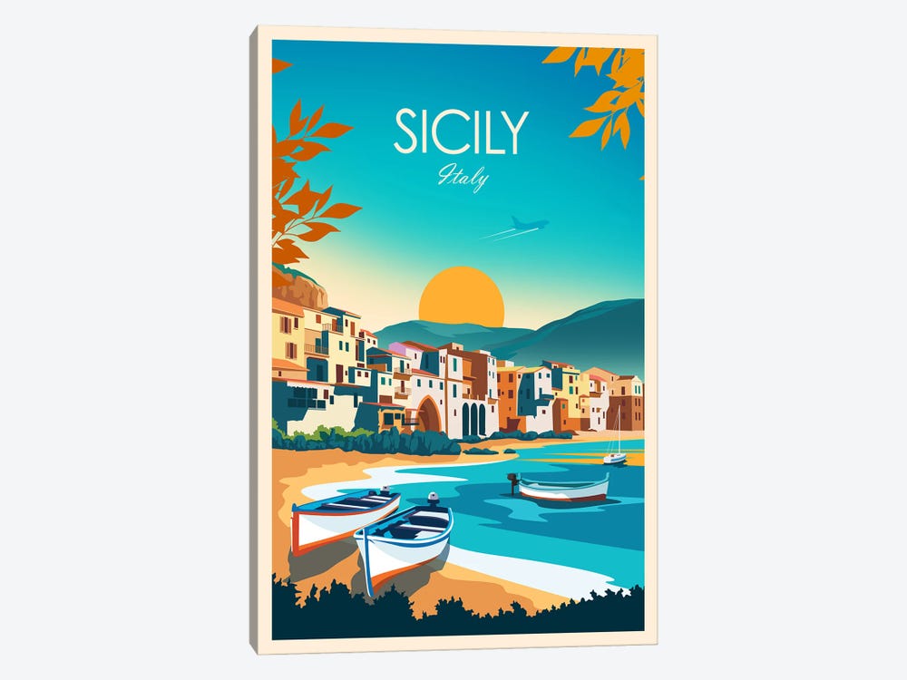 Sicily by Studio Inception 1-piece Canvas Wall Art