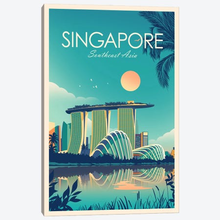 Singapore Canvas Print #SIC95} by Studio Inception Canvas Art