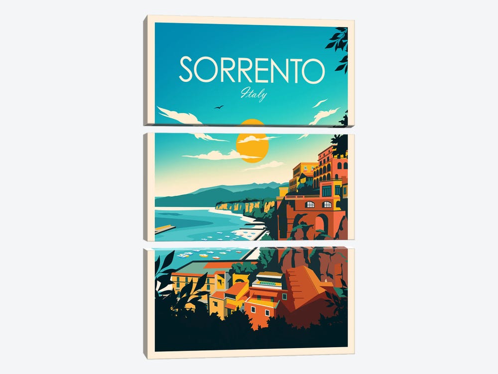 Sorrento by Studio Inception 3-piece Canvas Wall Art