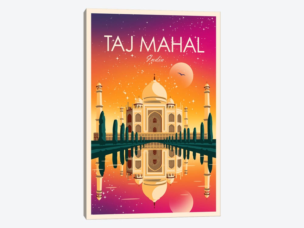 Taj Mahal by Studio Inception 1-piece Canvas Print