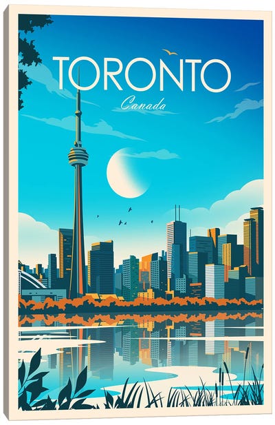 Toronto Canvas Art Print - Canada Art