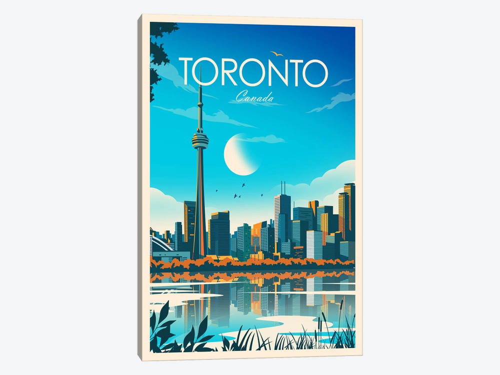 Toronto by Studio Inception 1-piece Canvas Print