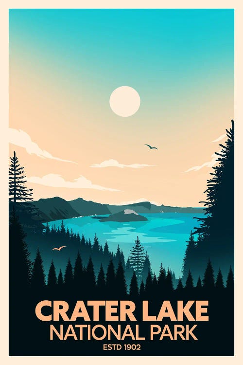 Crater Lake National Park by Studio Inception wall art