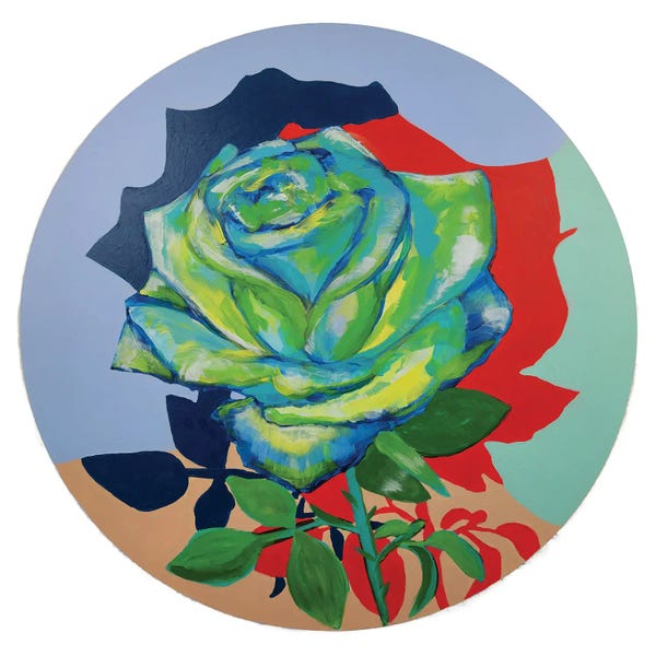 Eclectic & Electric: Blue Rose by Serena Singh