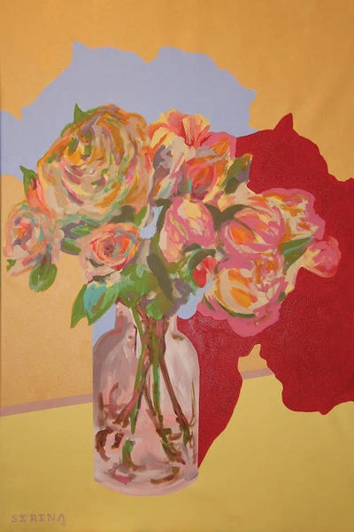 Unexpected Red: Flowers by Serena Singh