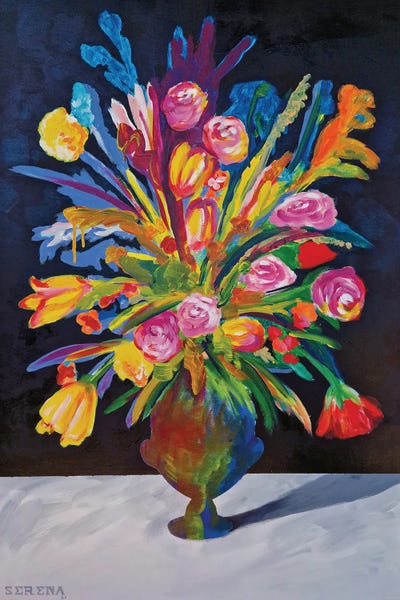 Fine Art Print: Expressionist Still Life by Serena Singh