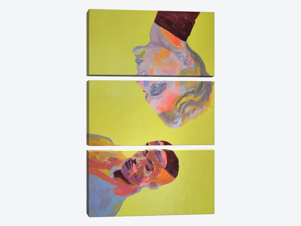 Two Men by Serena Singh 3-piece Canvas Print