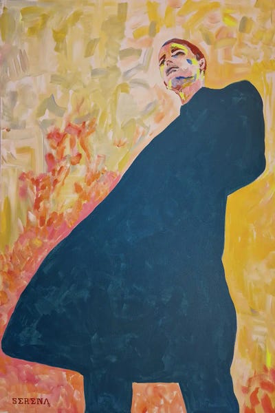 Businessman by Serena Singh framed wall art