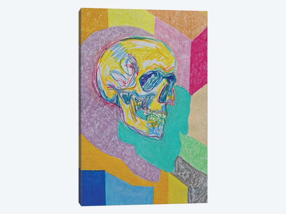 Skull Drawing by Serena Singh 1-piece Art Print