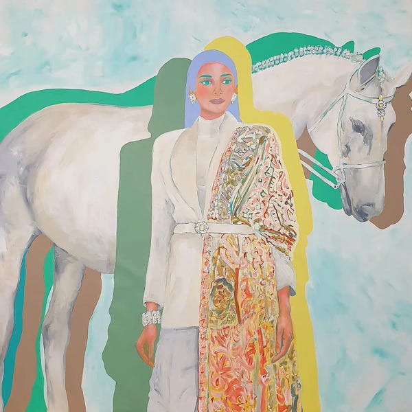 Eclectic & Electric: Woman And Horse by Serena Singh