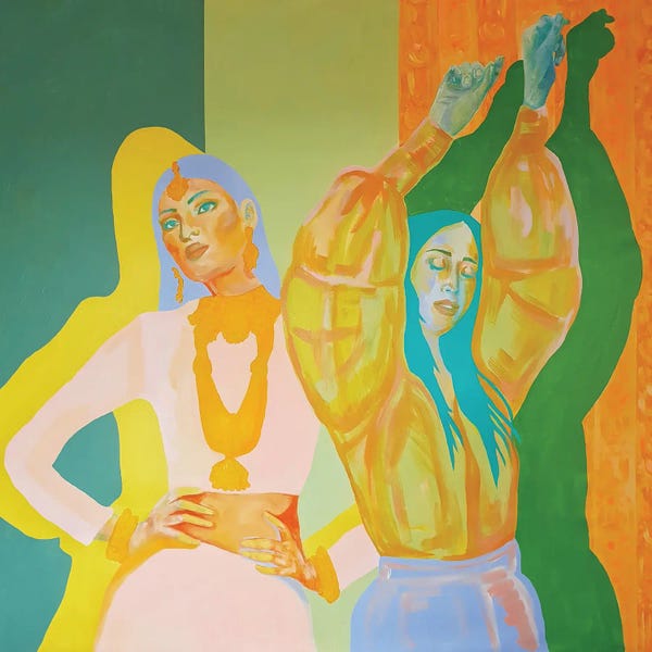 Eclectic & Electric: Dancing Women by Serena Singh