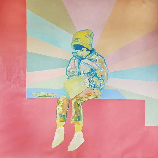 Eclectic & Electric: Reading Boy by Serena Singh