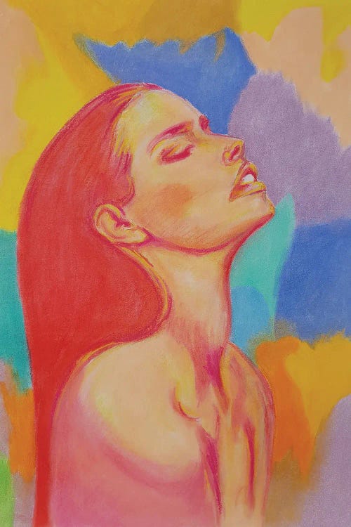 Woman With Closed Eyes