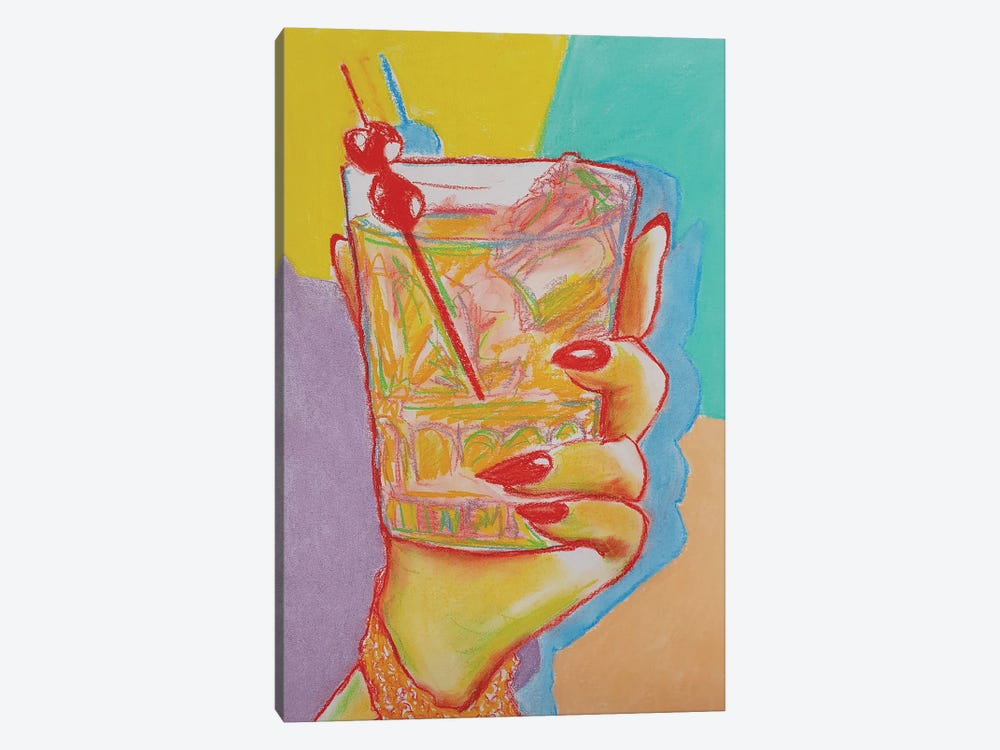 Victory Drink by Serena Singh 1-piece Canvas Wall Art