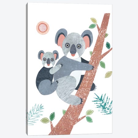 Koala Canvas Print #SIH100} by Simon Hart Canvas Art Print