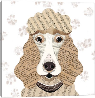 Poodle Canvas Art Print - Simon Hart