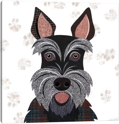 Scottie Canvas Art Print - Scottish Terriers