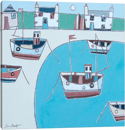 Waters Edge Canvas Art Print - Kids Nautical Art