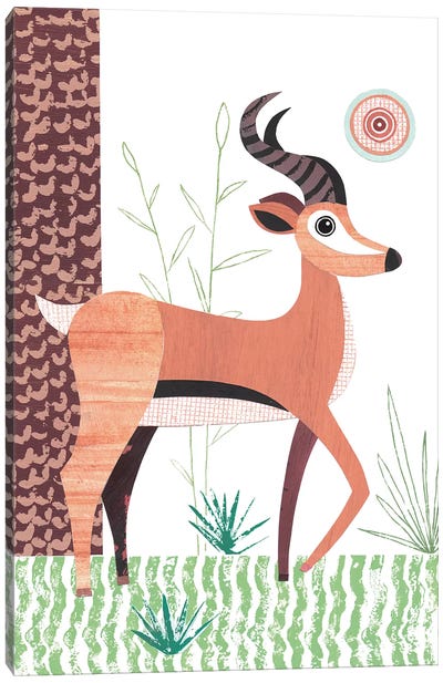 Antelope Canvas Art Print - Simon Hart