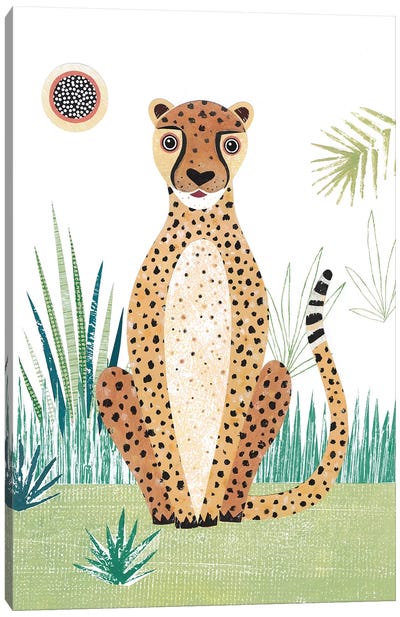 Cheetah Canvas Art Print - Simon Hart