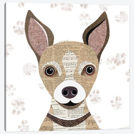 Chihuahua Canvas Print #SIH56} by Simon Hart Canvas Art Print