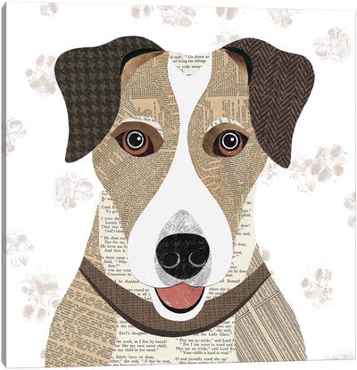 Jack Russell Canvas Art Print - Jack Russell Terrier Art
