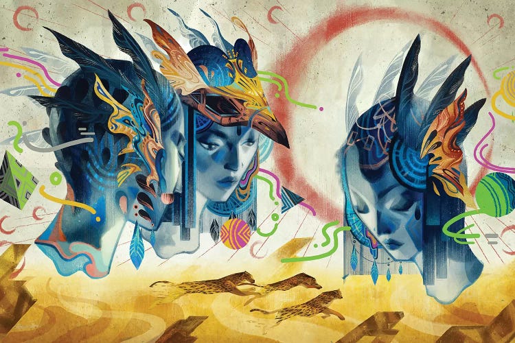 Legend Of Another Mainland by Sija Hong wall art