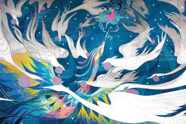 Psychedelic Dreamscapes: Nirvana by Sija Hong