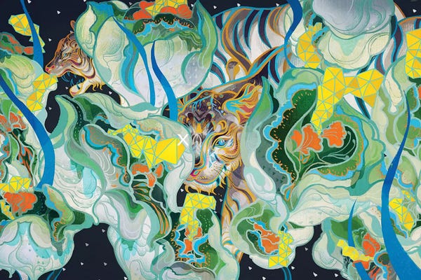 Psychedelic Dreamscapes: One Eye by Sija Hong