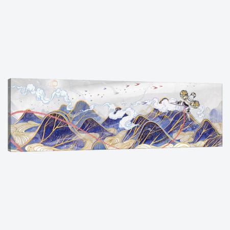 Paper Hawk Canvas Print #SIJ18} by Sija Hong Canvas Wall Art