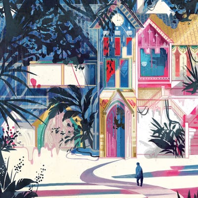 Rainforest by Sija Hong framed wall art