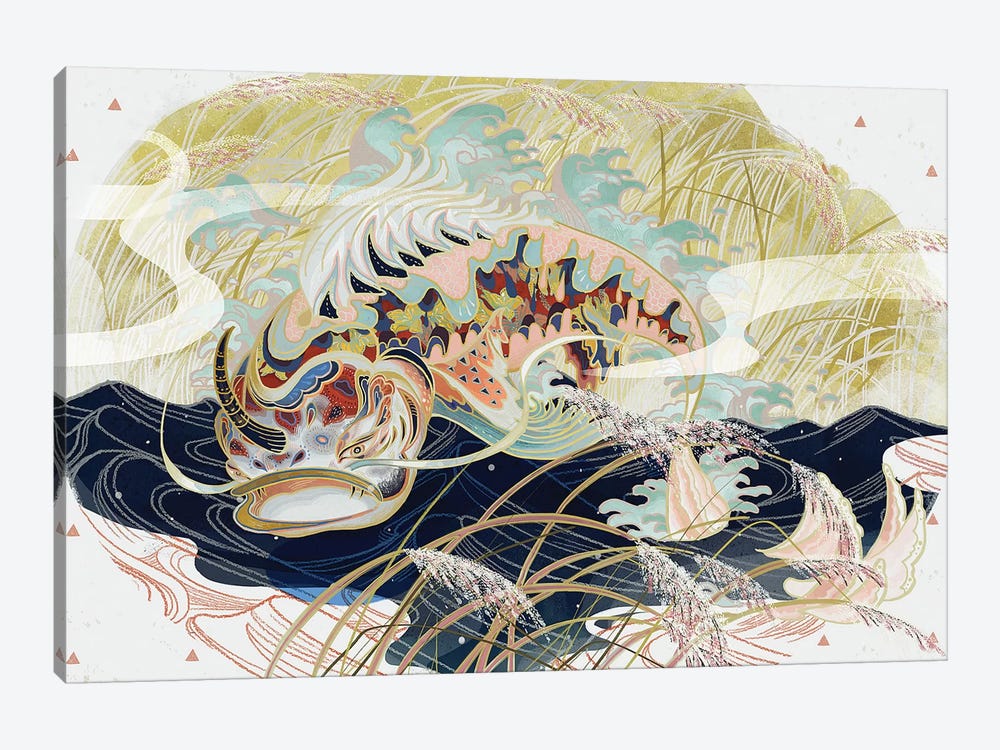 Unicorn by Sija Hong 1-piece Canvas Print