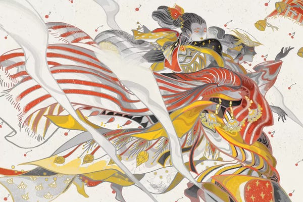 Psychedelic Dreamscapes: Wind Ladies by Sija Hong