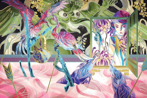 Psychedelic Dreamscapes: Yesterday's Acheron by Sija Hong