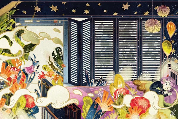 Psychedelic Dreamscapes: Dream Security Door by Sija Hong