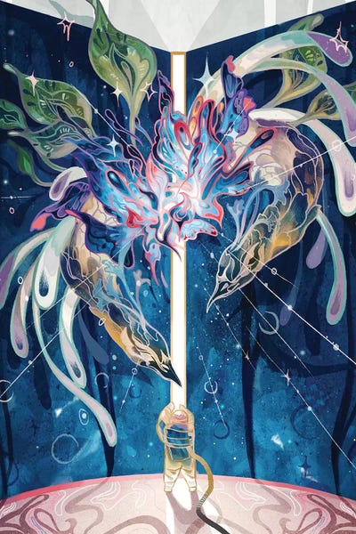 Dream Wormhole by Sija Hong framed canvas print