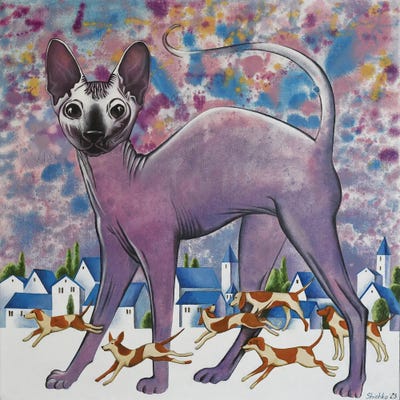 March Cats by Elena Shichko canvas print