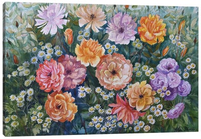 Roses Canvas Art Print - Elena Shichko